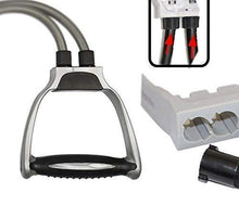 Load image into Gallery viewer, Living kart Double Resistance Bands Toning Tube Exerciser with D Handle Fitness Rope Rubber Bands for Fitness Equipment Expander Exercise Tube Training (Multicolor)