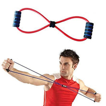 Load image into Gallery viewer, Figure 8 Yoga Fitness Workout Toning Resistance Tube Exercise Band for Men &amp; Women

